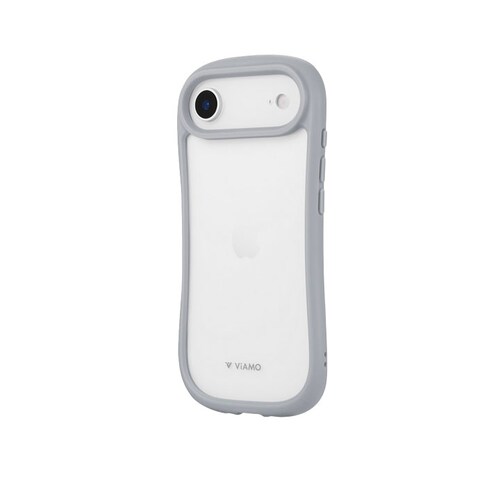 iPhone Air 耐傷・耐衝撃ハイブリッドケース 「ViAMO freely」 ライトグレー_0