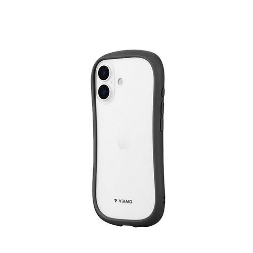iPhone 17 耐傷・耐衝撃ハイブリッドケース 「ViAMO freely」 ダークグレー_0