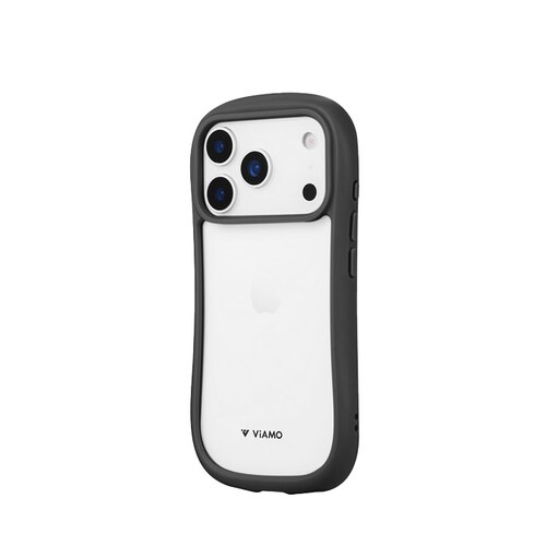 iPhone 17 Pro 耐傷・耐衝撃ハイブリッドケース 「ViAMO freely」 ダークグレー_0