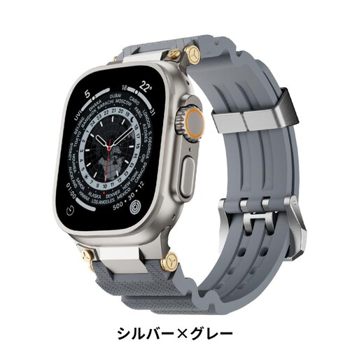 yBELTIESzAbvEHb`oh Apple Watchp 49mm 46mm 45mm 44mm 42mm Vo[~O[ XeX VR X|[c i ϐ AEghA Ult_0