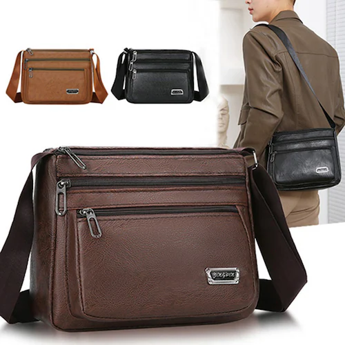 4ポケットショルダーバッグ ブラウン_0