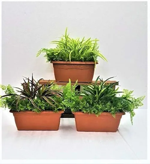 人工観葉植物 グリーンプランター お買い特3点セット 造花_0