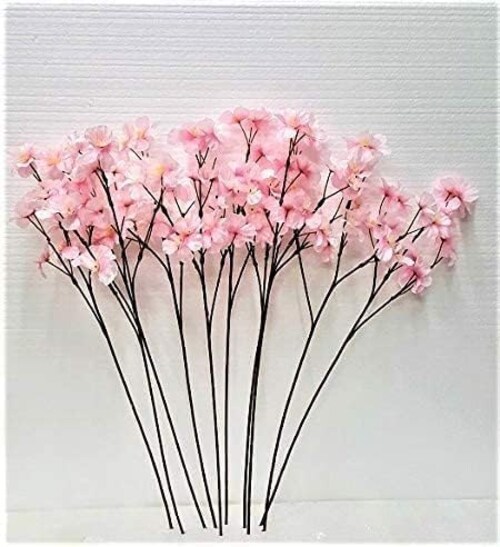 桜 造花 リアル 桜 造花 10本セット 一本差し 桜 造花 花びら サクラ 造花 花 春 桜 サクラ サクラ 枝 桜 綺麗 スプレー 大量注文可能 季節の花 おすすめ 春 装飾 店舗 施設 ホーム_0