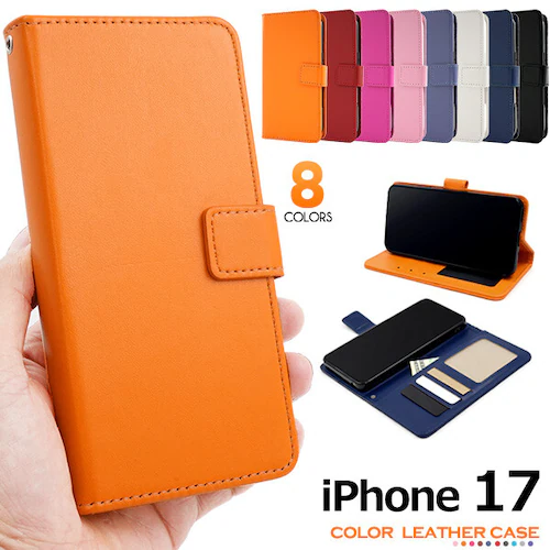 �y���C�g�u���[�z iPhone17 �P�[�X �蒠�^ iPhone 17 �J�o�[ �蒠 �蒠�^�P�[�X  iPhone�P�[�X ������� ���킢�� �X�^���h �J�[�h���[ ���� �X�}�z�P�[�X_0