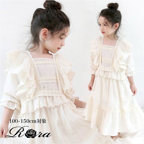 �L�i�� S100cm110cm �L�b�Y �p�W���} ���̎q �W���j�A �ʔ� �����s�[�X 55012201 �p�W���}�h���X �i�C�g�h���X ���[�������s�[�X ���� 5���� ���[�X �t���� �I�V���� ���킢��_0