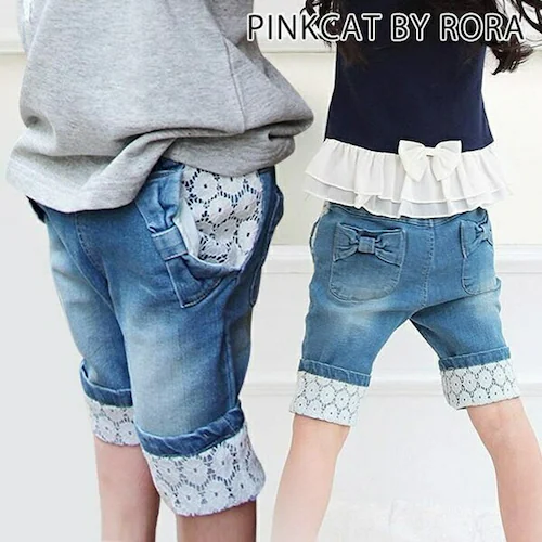 �V���[�g�p���c �L�b�Y ���̎q �ʔ� �f�j���p���c 10002605 �f�j���V���[�g�p���c �n�[�t�p���c �f�j�� �p���c �Z�p�� ���{�� ���[�X ������� ���킢�� �I�V���� ���� �i�`������ �K�[_0