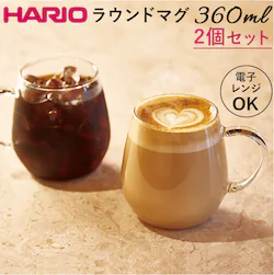 �ϔM�K���X �}�O�J�b�v �n���I 2�Z�b�g �ʔ� HARIO 3RDM-1824 �ϔM�}�O�J�b�v �ϔM �K���X �K���X�� �}�O �J�b�v ���� ������� ���E���h�}�O �d�q�����W�Ή� �H��@�Ή� �J�t�F�O�b�Y �V���� �M�t�g