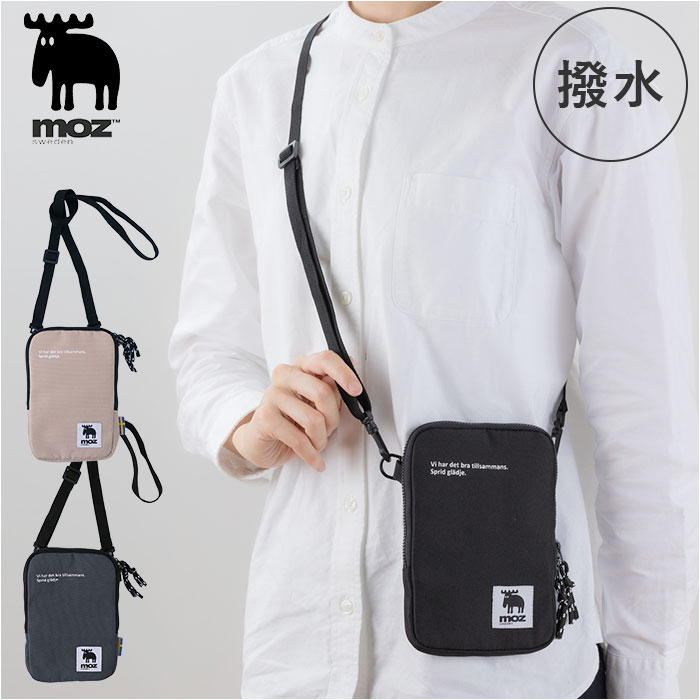 グレー moz モズ スマホポーチ 通販 スマホショルダー マルチポーチ
