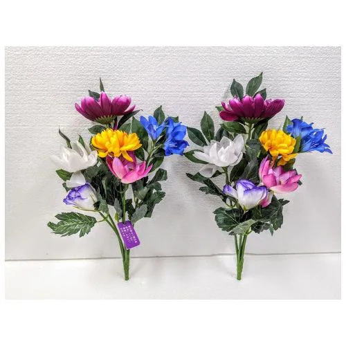 きつつき 【造花盆花】【仏花】【お墓向け造花】【お仏壇向け造花】2pcセット 環境に優しい仏花 エコ仏花_0