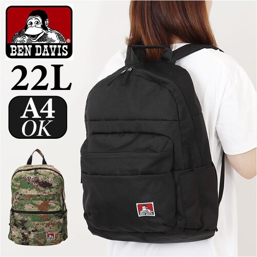 �x���f�C�r�X BEN DAVIS �����b�N BDW-8383 �ʔ� �����b�N�T�b�N �f�C�p�b�N �o�b�N�p�b�N DAYPACK �����Y �u�����h ���f�B�[�X �ʊw �ʋ� �傫�� A4 ��e�� �j�q ���q_0