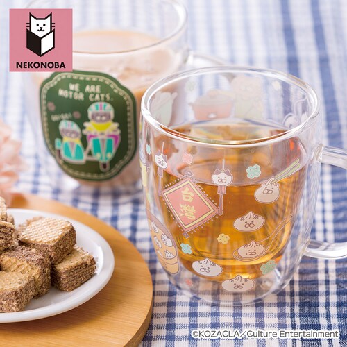 NEKONOBA �O�b�Y �ʔ� �l�R�m�o �}�O�J�b�v �K���X ��d ���킢�� ��l���� �L�����N�^�[ �H��@�s�� �d�q�����W�s�� �L �˂� �l�R �L�O�b�Y ������� 300ml �R�[�q�[�p�i �����p_0