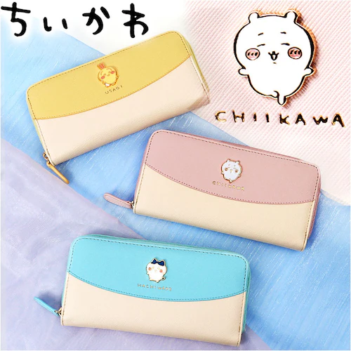 ちいかわ 長財布 通販 財布 ロングウォレット レディース 大容量 かわいい ラウンドファスナー おしゃれ カードがたくさん入る カード入れ 多い 大人 学生 中学生 小学生 女の子 大学生 高校生 _0