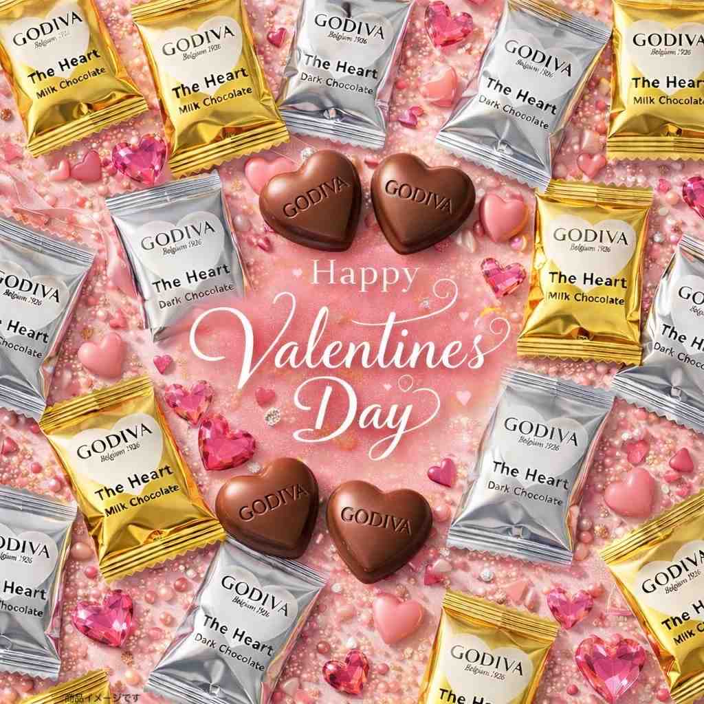 GODIVA �S�f�B�o �n�[�g�`���R���[�g 20���i�~���N10���^�_�[�N10���j � ��e�� �v�`�M�t�g �`���`���R �F�`���R �z��p �`���R���[�g �X�C�[�c 72�� (�H�iG�n�[�g10.10)��