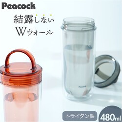 �X���[�N �s�[�R�b�N Peacock ���� PPA-50 �ʔ� �N���A�{�g�� �X�N�����[�^�C�v 480ml �}�C�{�g�� �_�C���N�g�{�g�� ������ ���� �{�g�� �X�|�[�c�h�����N�Ή� ������� �􂢂₷�� �L�� ���킢�� �ʋ� �^�� ���K