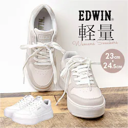 WHITE 23.5cm EDWIN �X�j�[�J�[ EDW4324 �G�h�E�B�� �ʔ� ���f�B�[�X ���[�J�b�g�X�j�[�J�[ �y�� ����X�j�[�J�[ �����₷�� �V���[�Y �C ���� �N�c �J�W���A���V���[�Y ������� ���킢�� �V���v�� ���q ���Z��