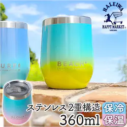 BLUE �^���u���[ �ۉ� �ۗ� �W�t�� �ʔ� HALEIWA HAPPY MARKET �n���C���n�b�s�[�}�[�P�b�g �X�e�����X�^���u���[ 360ml �R�b�v �J�b�v �}�O �n���C�A���G�� �H�� �䏊�p�i �L�b�`���G�� ������� ���킢�� �V����