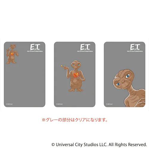 ET �O�b�Y �ʔ� E.T. �N���A�J�[�h �܂�����S�ݓX�N���A�J�[�h 4947864075583 the Extra Terrestrial02 �X�}�z ���� �J�[�h �f��O�b�Y �C�[�e�B�[ ������_0