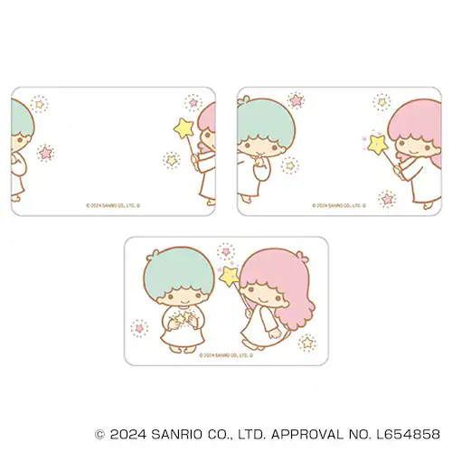 サンリオ キキララ グッズ 通販 リトルツインスターズ クリアカード まじかる百貨店クリアカード 4947864052652 リトルツインスターズ01 かわいい 可愛い カワイイ 透明 推しグッズ キ_0
