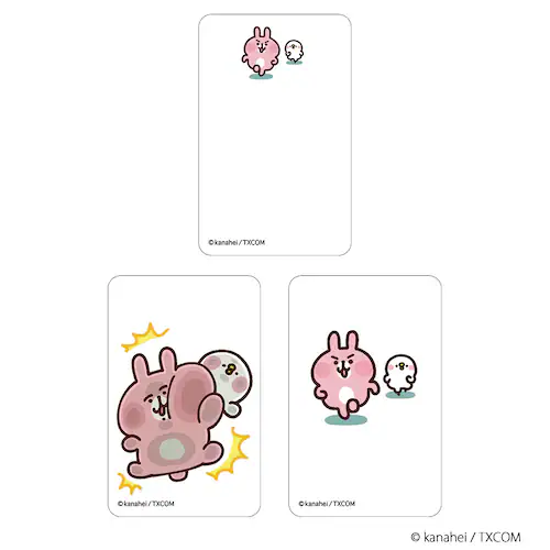 カナヘイ グッズ 通販 カナヘイの小動物 クリアカード まじかる百貨店クリアカード 4947864051372 カナヘイの小動物05 スマホ裏 スマートフォン 透明 カード かわいい 可愛い カワイイ_0