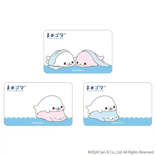 まめゴマ グッズ 通販 サンエックスレジェンド クリアカード まじかる百貨店クリアカード 4947864076559 まめゴマ01 スマホ裏 スマートフォン 透明 カード かわいい 可愛い カワイイ _0