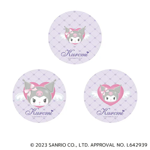 サンリオ クロミ グッズ 通販 マイメロディ 缶バッジ まじかる百貨店缶バッジ 4947864049430 クロミ02 KUROMI 缶バッチ カンバッジ カンバッチ かわいい 可愛い おしゃれ オシ_0