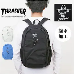 THRASHER �X���b�V���[ �����b�N THR-306 �ʔ� �}�[�N�S���U���X �����b�N�T�b�N �o�b�N�p�b�N �f�C�p�b�N �����Y ���f�B�[�X �u�����h A4 ��e�� �ʊw �ʋ� ���� �V���v�� ���Z�� ���w�� �j�q ���q ���s