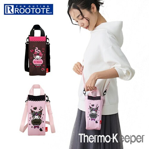 ���[�g�[�g �T�����I ROOTOTE 8488 �ʔ� �{�g���z���_�[ �ۗ� �{�g���P�[�X �V�����_�[�o�b�O �΂߂��� �����J�o�[ �����P�[�X �L�����N�^�[ �􂦂� Thermo-Keeper �T�[���L_0