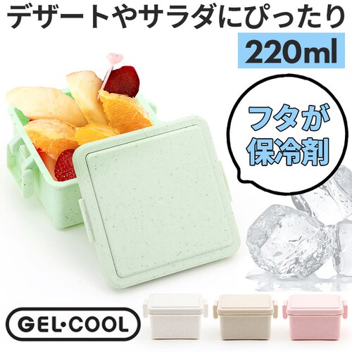 1�i �ٓ��� 220ml �ۗ� �ʔ� ���ٓ��� �����`�{�b�N�X ��i �P�i GEL-COOL �W�F���N�[�� square �X�N�G�A S 220 �W�F���[�g plain �v���[�� ���ٓ� �����` �t���[_0
