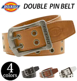 �x���g �����Y Dickies �f�B�b�L�[�Y �ʔ� �_�u���s���x���g �J�W���A�� ������v �_�u���s�� 2�� ���n �V���v�� �� �u���b�N �� �u���E�� 4cm 40mm�� �t�F�C�N���U�[ 2���s���z�[�� �A���J�W �X�g���[�g �J�b�g��
