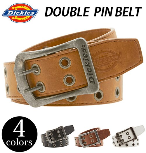 �x���g �����Y Dickies �f�B�b�L�[�Y �ʔ� �_�u���s���x���g �J�W���A�� ������v �_�u���s�� 2�� ���n �V���v�� �� �u���b�N �� �u���E�� 4cm 40mm�� �t�F�C�N���U�[ 2���s���z_0