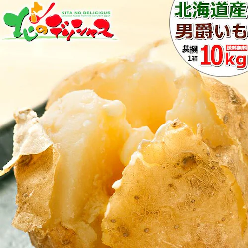 【出荷中】北海道産 じゃがいも 男爵薯 10kg (JA共撰/常温便) 男爵いも ジャガイモ 北海道 お取り寄せ【代引き不可】_0