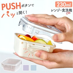 IV push&push �����`�{�b�N�X 230ml �ʔ� �ٓ��� ���ٓ��� �f�U�[�g�P�[�X �t�[�h�R���e�i �ۑ��e�� 1�i ��i �����v�b�V�� ������� �{�̂̂� �d�q�����W�Ή� �H��@�Ή� �Ⓚ�Ή� ���� ��l ���q ���Z�� ���w��