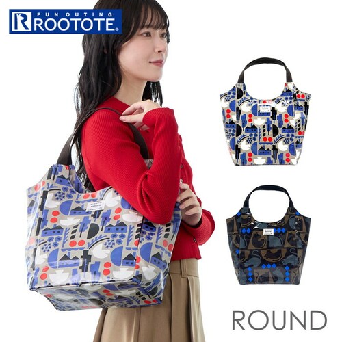 ROOTOTE ���[�g�[�g �g�[�g�o�b�O 3612 �ʔ� �g�[�g�o�b�N ���|���o�b�O ���~�l�[�g ���m�Ão�b�O �ʋ� �ʊw A4 �傫�� ROUND ���E���h ������� ���킢�� ���� ���� �J�̓� _0