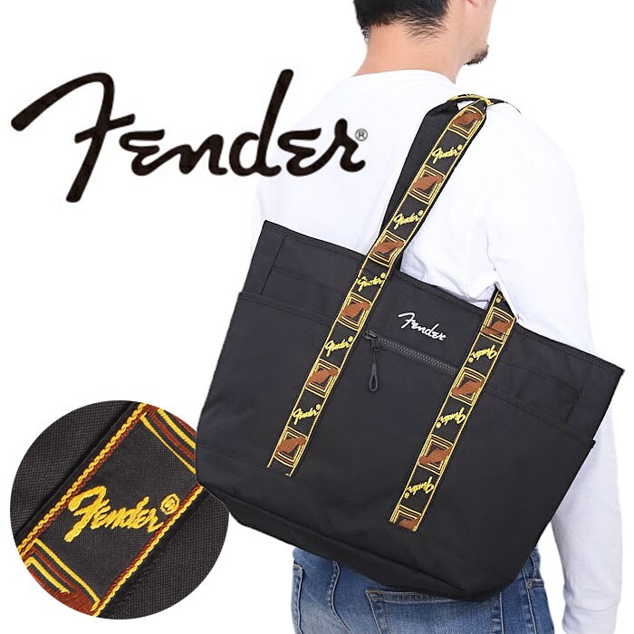 ブラック Fender フェンダー トートバッグ 大容量 6054 通販 トート