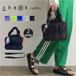 15BK(�u���b�N) cheek �o�b�O �`�[�N C24007 �ʔ� �g�[�g�o�b�O �g�[�g�o�b�N 2way �V�����_�[�o�b�O �΂߂����o�b�O �В��o�b�O �В��^�V�����_�[�o�b�O ���f�B�[�X �����Y ���� �j�� �l�I���J���[ �p���R�[�h