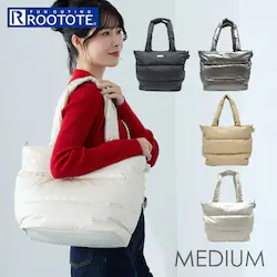 BEIGE ROOTOTE ���[�g�[�g �g�[�g�o�b�O 3682 �ʔ� ���|���o�b�O �傫�� A4 �ʋ� �ʊw ��e�� �y�� �y�� �t�@�X�i�[�t�� MEDIUM FEATHER ROO �t�F�U�[���[ �ӂ�ӂ� �_�u���t�@�X�i�[ ������� ���ꂢ�� �V���v��