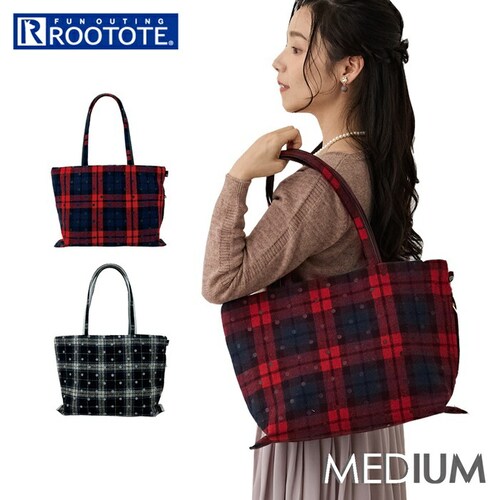 ���[�g�[�g �g�[�g�o�b�O ROOTOTE 1337 �ʔ� �g�[�g�o�b�N �g�[�g �o�b�O ���f�B�[�X �傫�� A4 �ʋ� �ʊw ���|�� ������� ���킢�� MEDIUM �~�f�B�A�� DotCheck �h_0