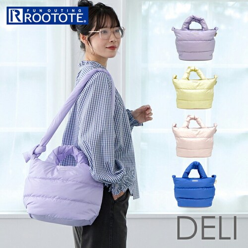 ROOTOTE ���[�g�[�g �g�[�g�o�b�O 3686 �ʔ� �g�[�g�o�b�N 2way �V�����_�[�o�b�O �΂߂����o�b�O �t�@�X�i�[�t�� �ʋ� �ʊw �y�� �y�� DELI �f�� FEATHER ROO �t�F_0