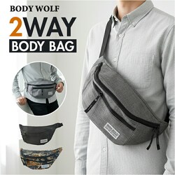 �V�����u���[ �{�f�B�o�b�O �����Y ������� �ʔ� �E�G�X�g�o�b�O 2WAY BODY WOLF BW-21 �����V�����_�[�o�b�O �{�f�B�o�b�N �E�G�X�g�o�b�N �{�f�B�[�o�b�O �T�u�o�b�O ���Z�� ���w�� ��l �΂ߊ|�� ���q �j�q
