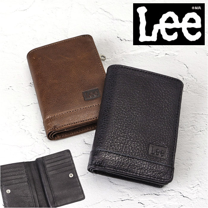 ブラウン Lee リー 財布 二つ折り 320-1895 通販 二つ折り財布 2つ折り