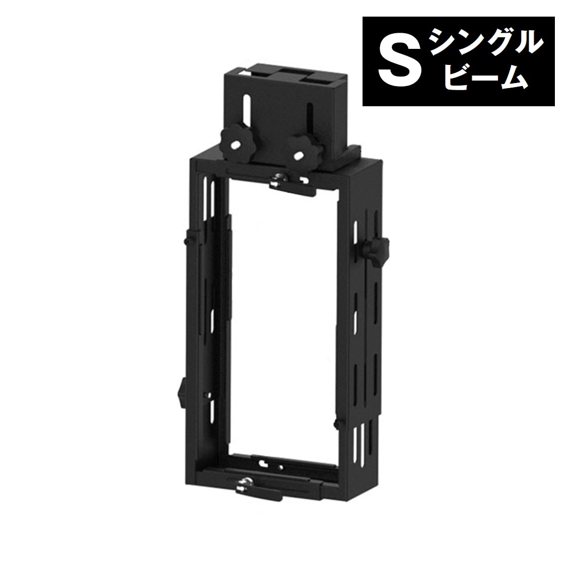 CPUホルダー PCホルダー 吊り下げ 昇降デスク デスク下 マウント クランプ CPUホルダー ダブルビーム/ブラック PCホルダー 吊り下げ 昇降デスク