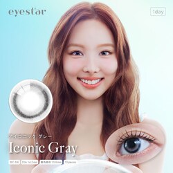 �y�A�C�R�j�b�N�O���[�z�i���� �C���[�W���f�� �J���R�� eyestar 1DAY �A�C�X�^�[ �����f�[ �yBC�z8.6���� �yDIA�z14.2mm �y�ܐ����z58% �x���� �x�Ȃ�