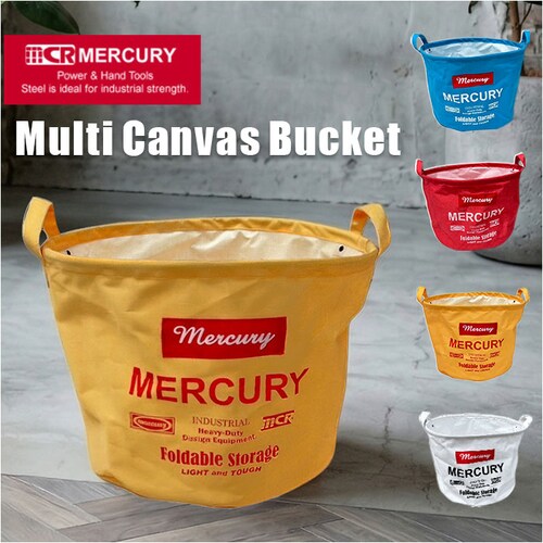 MERCURY マーキュリー ラウンドバケツ 通販 収納ボックス 収納 ボックス キャンバスボックス キャンバスBOX ラウンド型バケツ ラウンド キャンバス キャンバス生地 BOX キーストーン 整_0