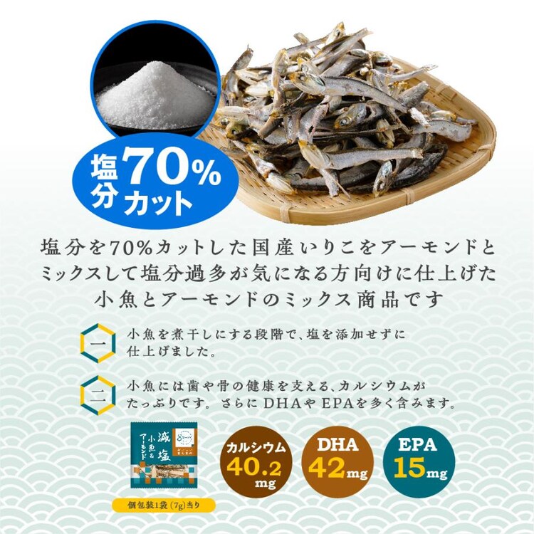減塩小魚&アーモンド徳用BOX6