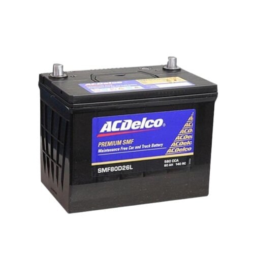 【個人宅配送不可、法人様ご住所宛のみ配送可】ACデルコ メンテナンスフリーバッテリー SMF80D26L AC delco【正規品 メーカー保証2年4万km】_0