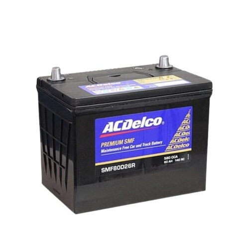 【個人宅配送不可、法人様ご住所宛のみ配送可】ACデルコ メンテナンスフリーバッテリー SMF80D26R AC delco【正規品 メーカー保証2年4万km】_0