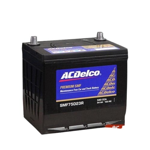 【個人宅配送不可、法人様ご住所宛のみ配送可】ACデルコ メンテナンスフリーバッテリー SMF75D23R AC delco【正規品 メーカー保証2年4万km】_0