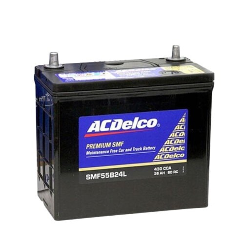 【個人宅配送不可、法人様ご住所宛のみ配送可】ACデルコ メンテナンスフリーバッテリー SMF55B24L AC delco【正規品 メーカー保証2年4万km】_0