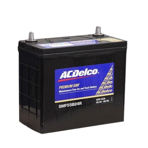 【個人宅配送不可、法人様ご住所宛のみ配送可】ACデルコ メンテナンスフリーバッテリー SMF55B24R AC delco【正規品 メーカー保証2年4万km】_0