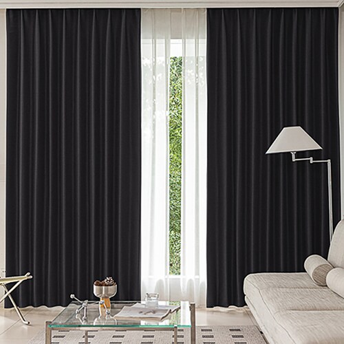 �y���������z�����Ղ�100%���S�Ռ��J�[�e�� �`��L�� 100X135cm 1������ �u���b�N_0